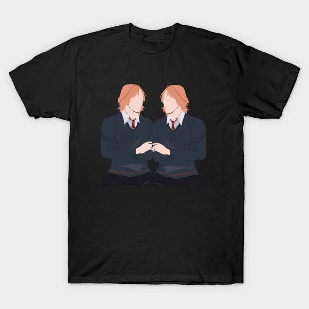 Twins T-Shirt by Eva Wolf